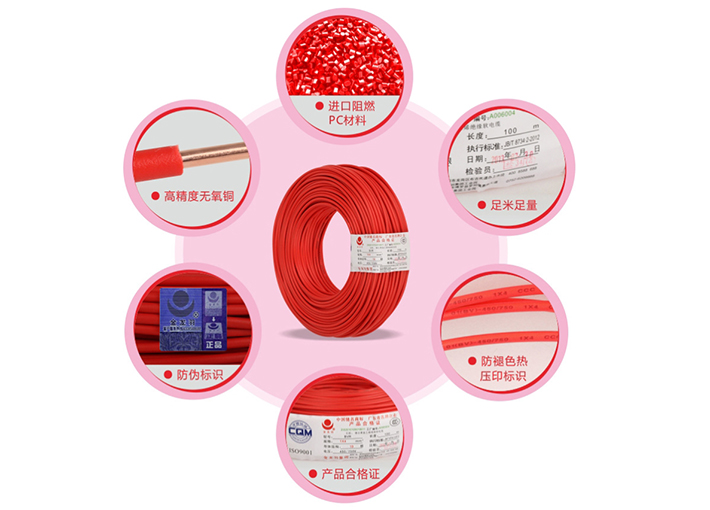 金龙羽电线 BV家用电线 铜线 照明线国标100米电线